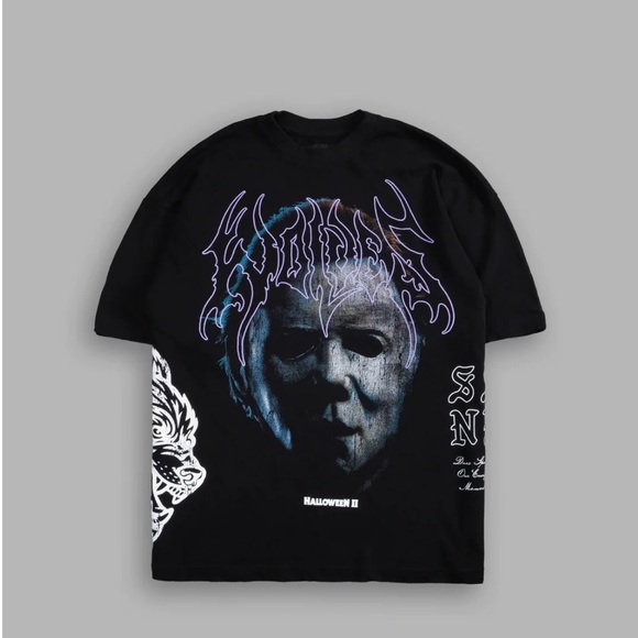 DARC SPORT X HALLOWEEN MICHAEL MYERS “ITS TIME” SHIRT - Picture 2 of 10